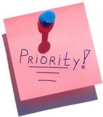 prioritizing and goal setting